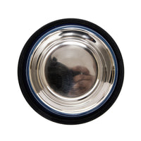 Country Living Set of 2 Ribbed Non-Slip Pet Bowls – Poseidon Blue - BIG FRENCHIES