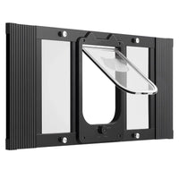 Cat Door for Window with Adjustable Length for Indoor