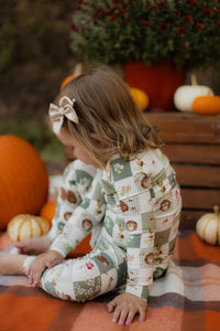 Harvest Hedgehogs 2pc Bamboo Pajamas - BIG FRENCHIES