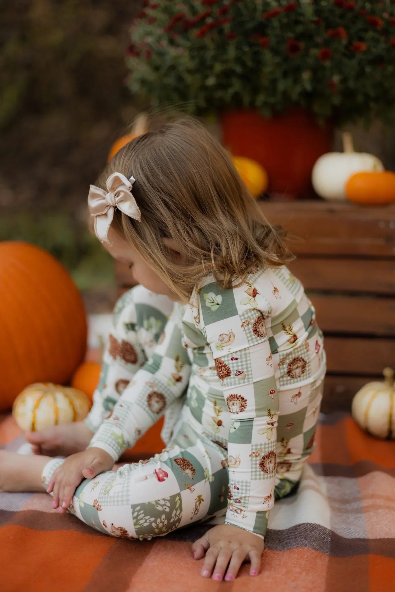 Harvest Hedgehogs 2pc Bamboo Pajamas - BIG FRENCHIES