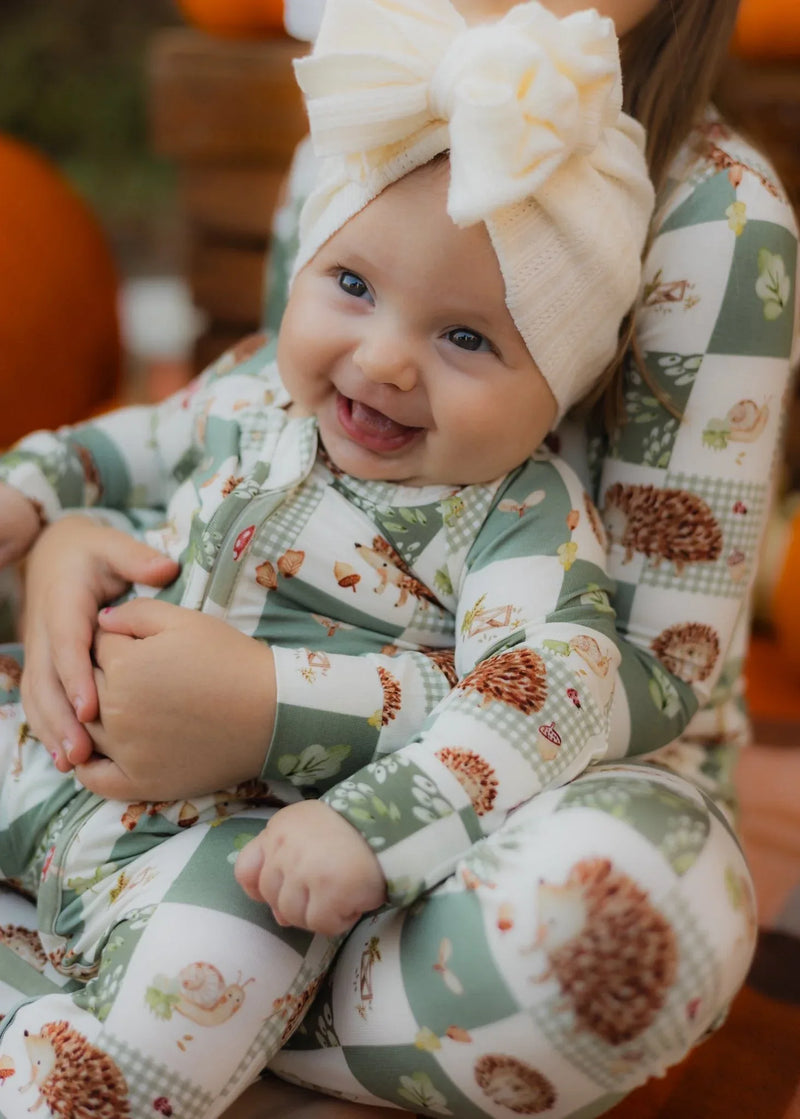 Harvest Hedgehogs Bamboo Zippy Pajamas - BIG FRENCHIES