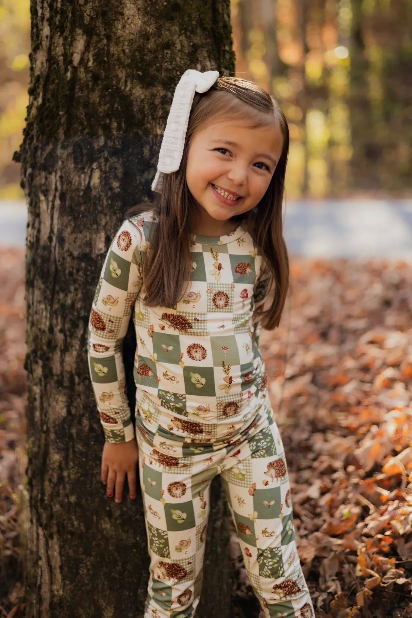 Harvest Hedgehogs 2pc Bamboo Pajamas - BIG FRENCHIES
