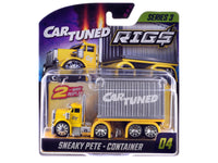 "Rigs" Container Case Series 3 Set of 4 Pieces Diecast Model Cars by CarTuned