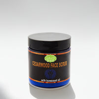 Cedarwood Face Scrub – Exfoliating Cleanser for Men