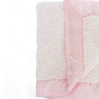 Classic Satin Border Blanket - Pink - BIG FRENCHIES