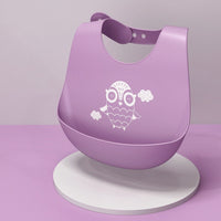Baby Waterproof And Stain-resistant Food-grade Silicone Bib