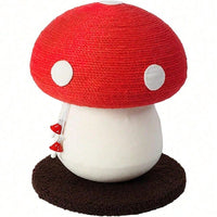 Mushroom Cat Scratching Post Unique Design, Sisal Wrapped, Ideal For Medium And Small Cats, No Assembly Required Cat Stu