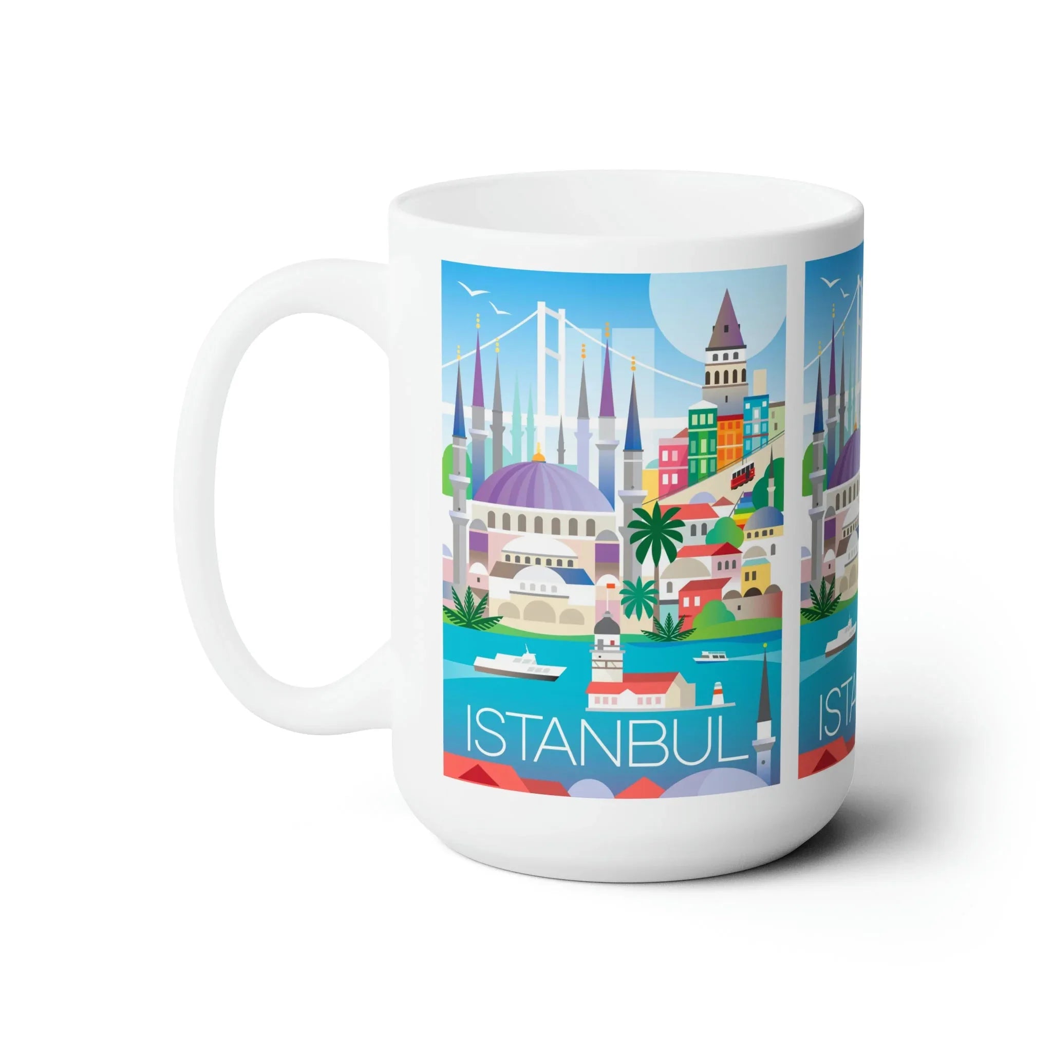 Istanbul Ceramic Mug 11oz or 15oz - BIG FRENCHIES