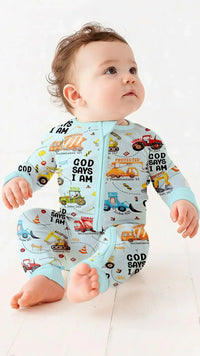 God Says I Am Boy Bamboo Convertible Zippy