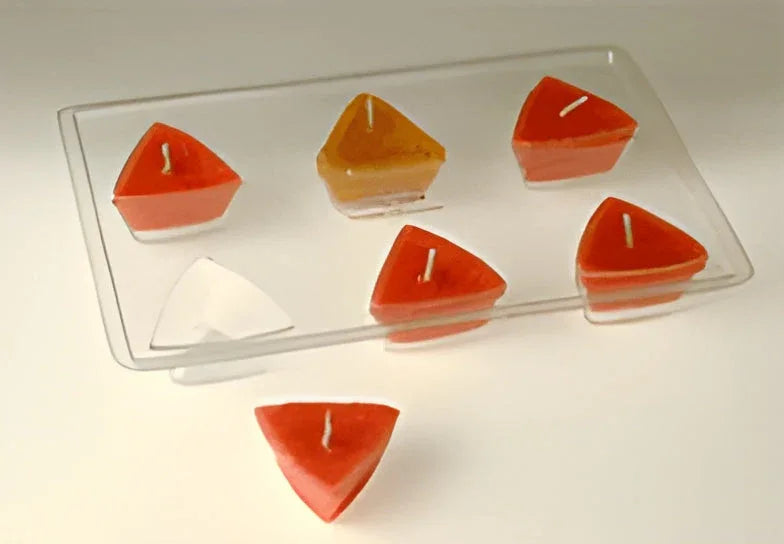 Candle Mold Tray - Triangle Floating (Polycarbonate) - BIG FRENCHIES