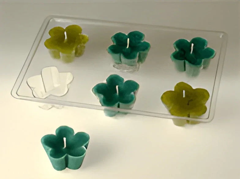 Candle Mold Tray - Clover Floating (Polycarbonate) - BIG FRENCHIES