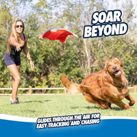 Flying Squirrel Fetch Dog Toy - Water Floating Flyer - Soft And Durable Polyester Canvas Construction