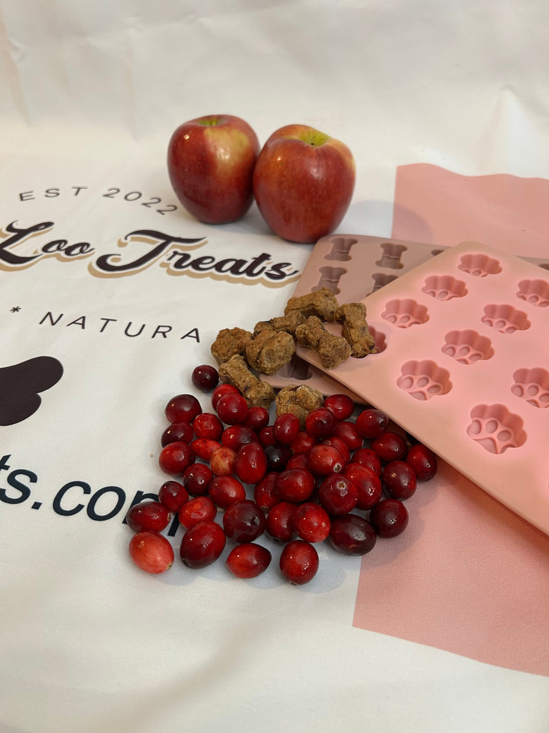 Lucy Loo Treats - Apple & Cranberry - (7.5 oz. Bag) - BIG FRENCHIES