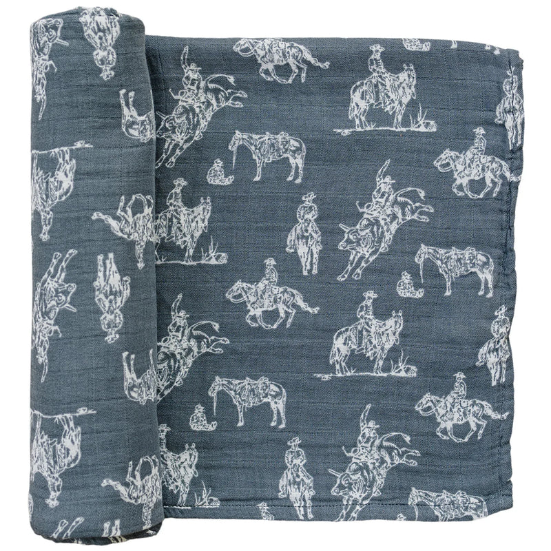 Wild West Muslin Swaddle Blanket - BIG FRENCHIES