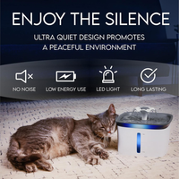Innovation Award Winner 95oz Pet Fountain, Automatic Cat Water Fountain Dog Water Dispenser With Replacement Filters For