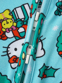 PoshTOT Sanrio Hello Kitty Wreath Bamboo Baby Convertible Zippy Romper