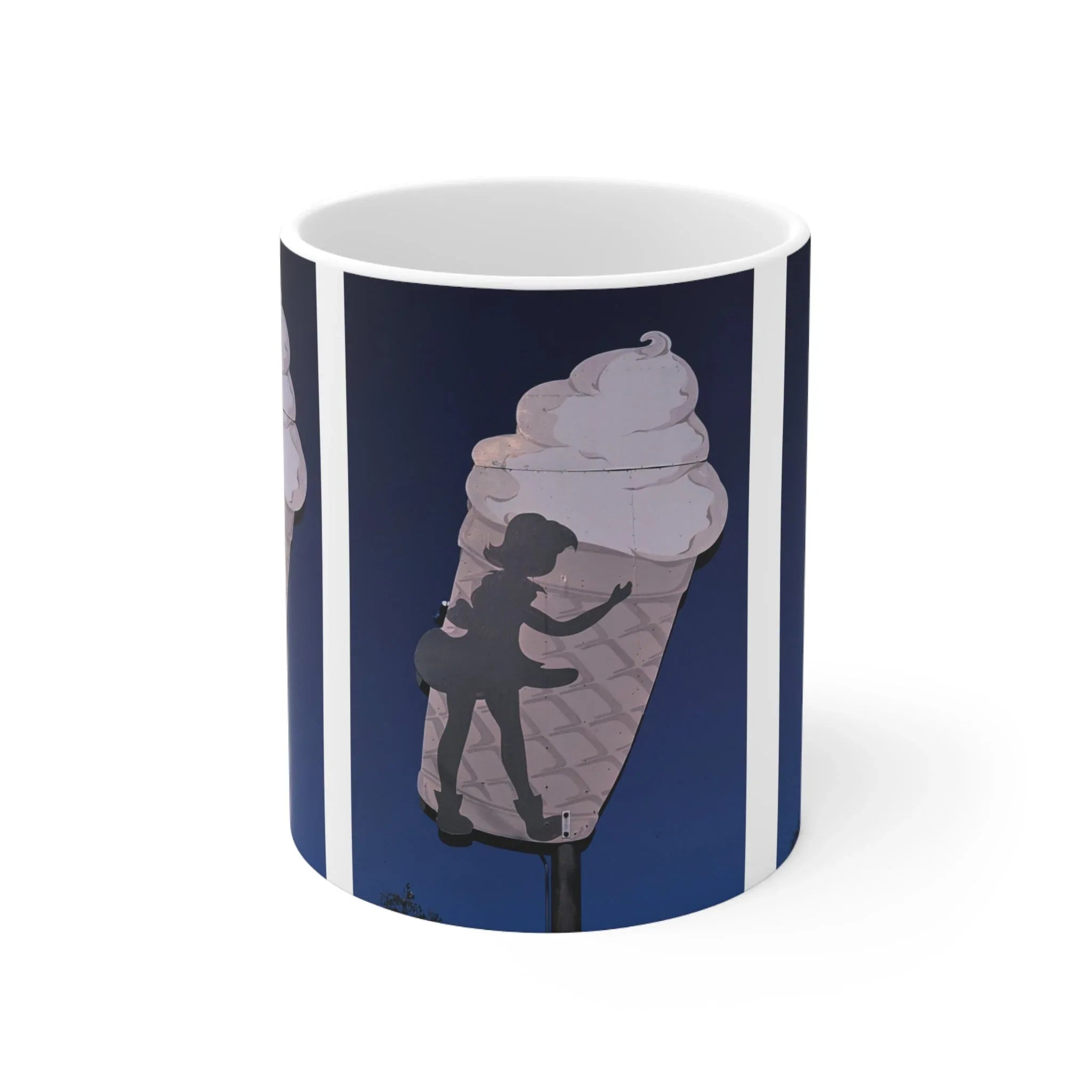 ROADSIDE MUGS - Miss Lisa's Ice Cream Ceramic Mug 11oz - BIG FRENCHIES