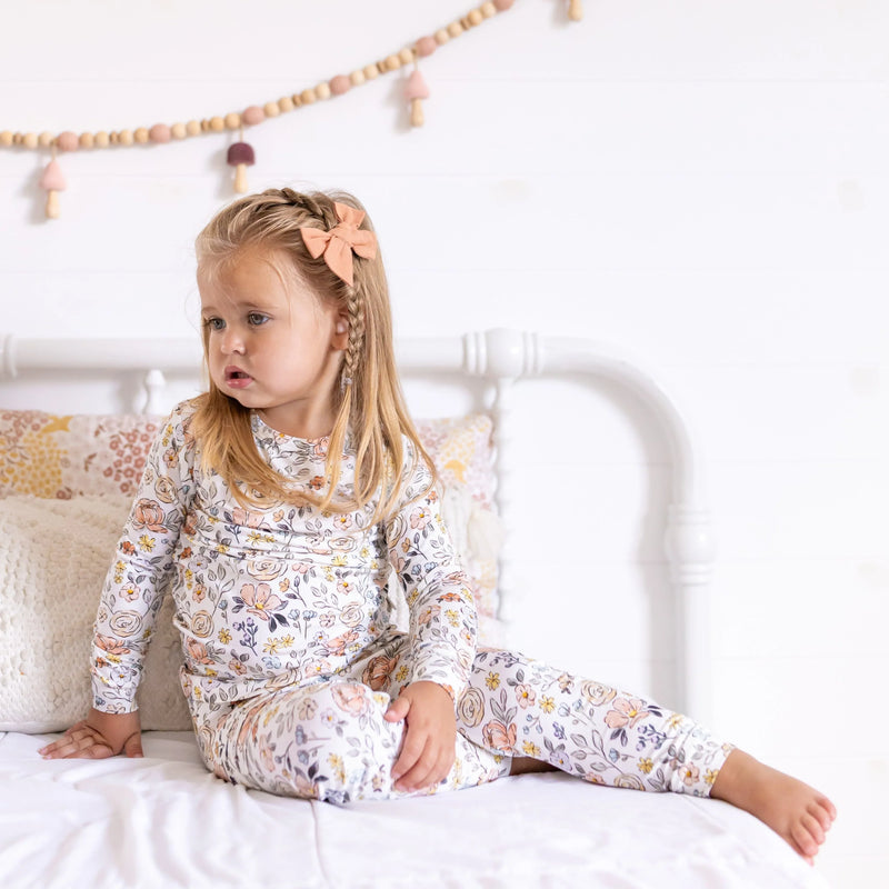 Pastel Petals 2pc Modal Pajamas - BIG FRENCHIES