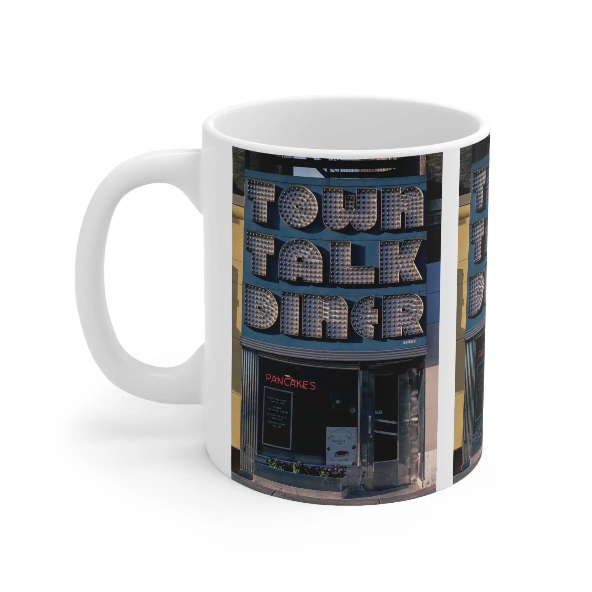 ROADSIDE MUGS - Town Talk Diner Ceramic Mug 11oz - BIG FRENCHIES