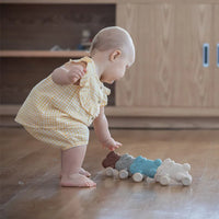 Push Along Bunny - Brown - BIG FRENCHIES