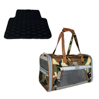 Mr. Peanut's Gold Series Standard Size Airline Compliant Expandable Pet Carrier - Prints Edition - BIG FRENCHIES