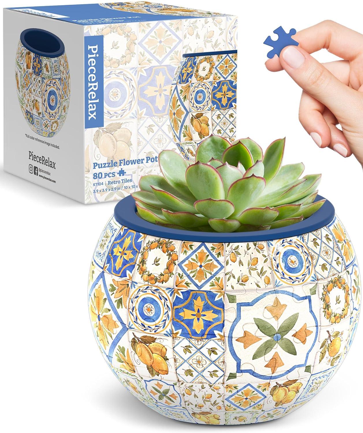 Retro Tiles Planter - BIG FRENCHIES