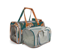 Mr. Peanut's Gold Series Standard Size Airline Compliant Expandable Pet Carrier - Prints Edition - BIG FRENCHIES