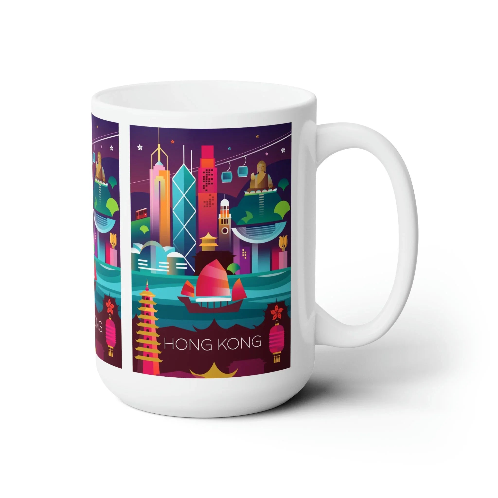 Hong Kong Ceramic Mug 11oz or 15oz - BIG FRENCHIES