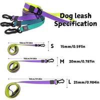 Honeycomb Embossed Dual-Color Pet Leash Set Is Stylish And Fashionable. The Embossed Surface Enhances The Leash's Grip, 