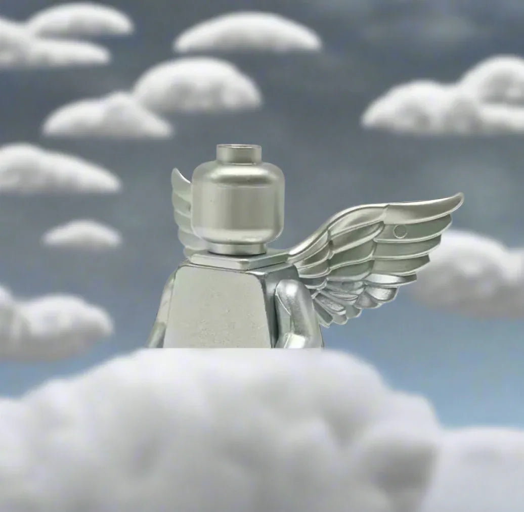 Metallic Gold & Silver Angel Wing Minifigures - BIG FRENCHIES