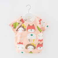 Baby Dinner Coverall Bib Spring And Autumn Long Sleeve Apron