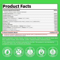 Dog Probiotics Digestive Enzymes,Pumpkin Fiber Chews For Gut Health, Constipation Upset Stomach Relief, Gas & Stool Supp