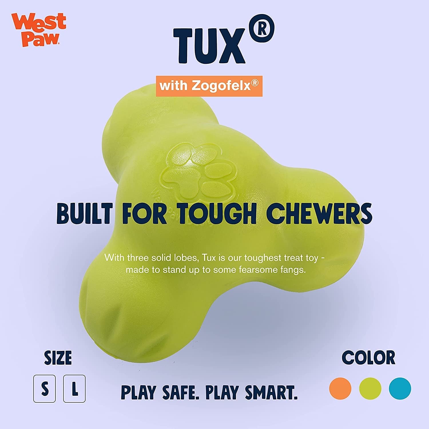 Zogoflex Tux Treat Dispensing Dog Chew Toy - BIG FRENCHIES