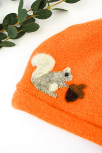 Squirrel Cashmere Hat - Baby - BIG FRENCHIES