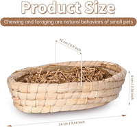 Rabbit Chew Toys 31PCS Natural Small Pet Toys Teeth Grinding Set