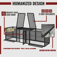 83"Thickened Chicken Coop Durable Pigeon Cage Outdoor Use Comfortable Poultry Cage For Home Breeding Easy-to-Install Des