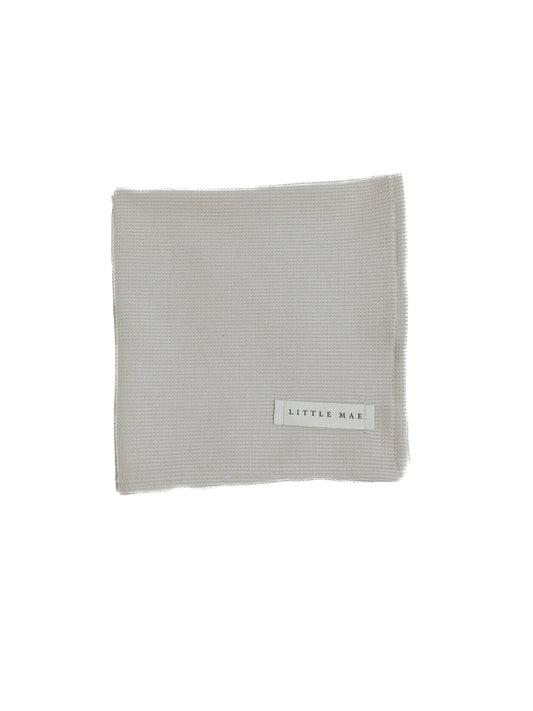 Coco Ivory Waffle Knit Blanket - BIG FRENCHIES