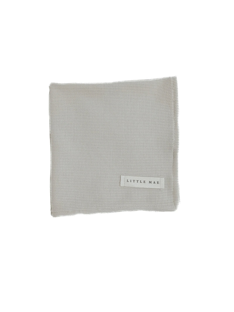 Coco Ivory Waffle Knit Blanket - BIG FRENCHIES