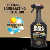 Absorbine UltraShield EX Fly Spray Insecticide Horses Dogs Animals 32 oz.