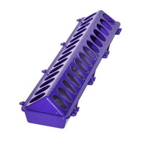 Little Giant 20" Plastic Flip-Top Poultry Ground Feeder, Purple Chickens Birds
