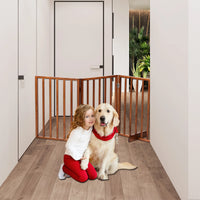 The Wooden Dog Fence Brown