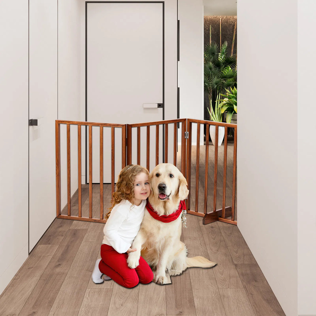 The Wooden Dog Fence Brown