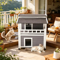 Heated Cat House for Outdoor