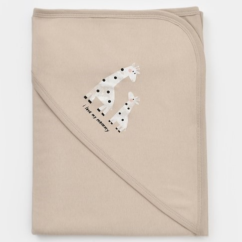 Giraffe Blanket 100% Organic Cotton - BIG FRENCHIES