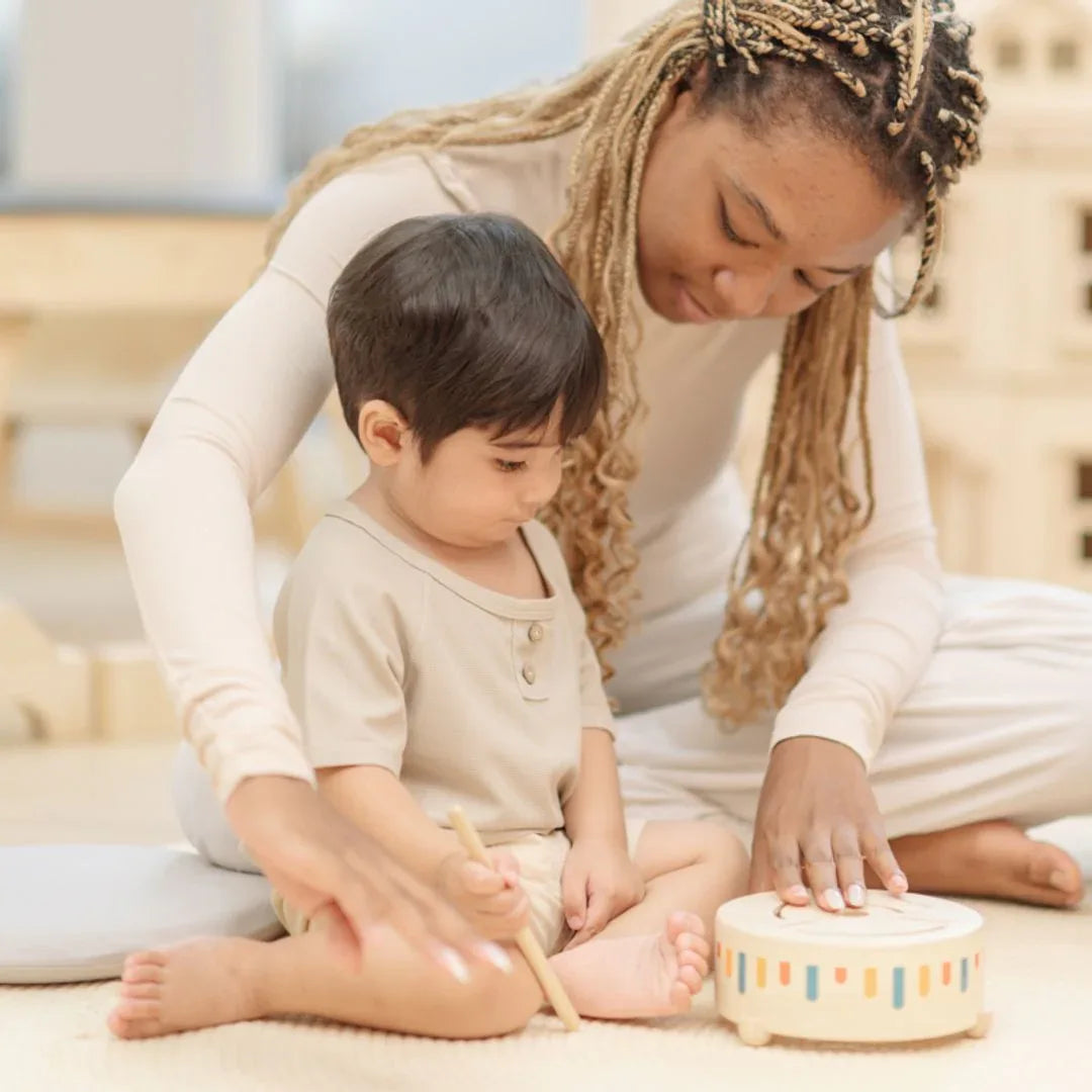 Wooden Sensory Drum - BIG FRENCHIES