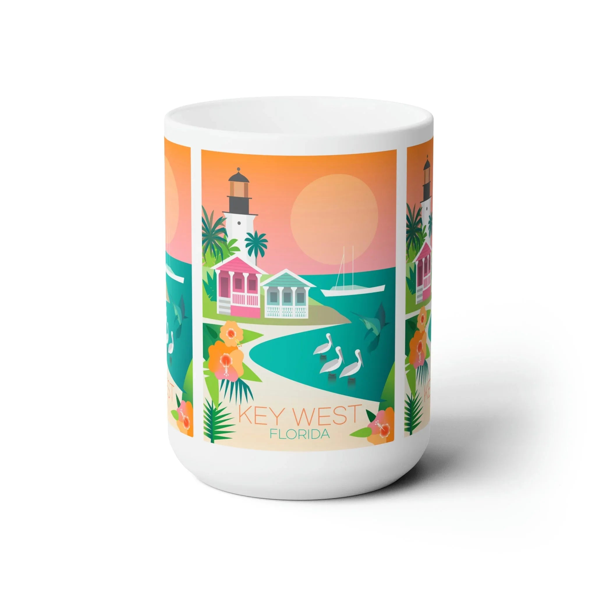 Key West Ceramic Mug 11oz or 15oz - BIG FRENCHIES