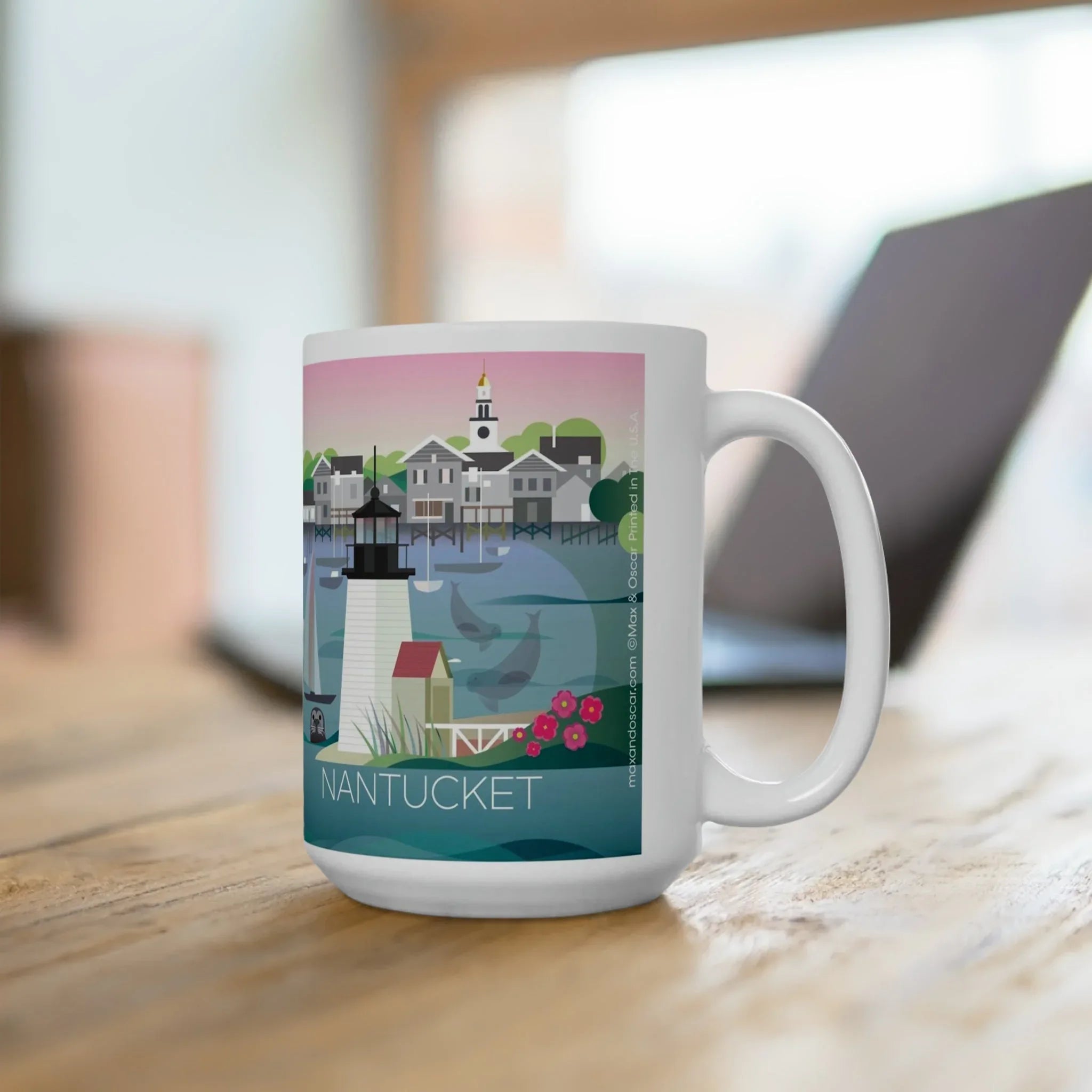 Nantucket Ceramic Mug 11oz or 15oz - BIG FRENCHIES