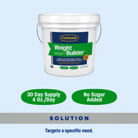 Farnam Equine Weight Builder 7.5 lbs Weight Support Supplement for Horses