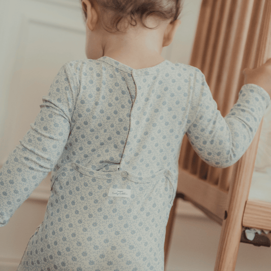 The Printed Romper - Emma Blue