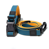 Honeycomb Embossed Dual-Color Pet Leash Set Is Stylish And Fashionable. The Embossed Surface Enhances The Leash's Grip, 